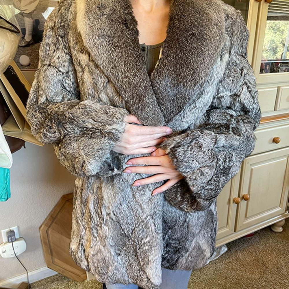 Rabbit Fur Coat